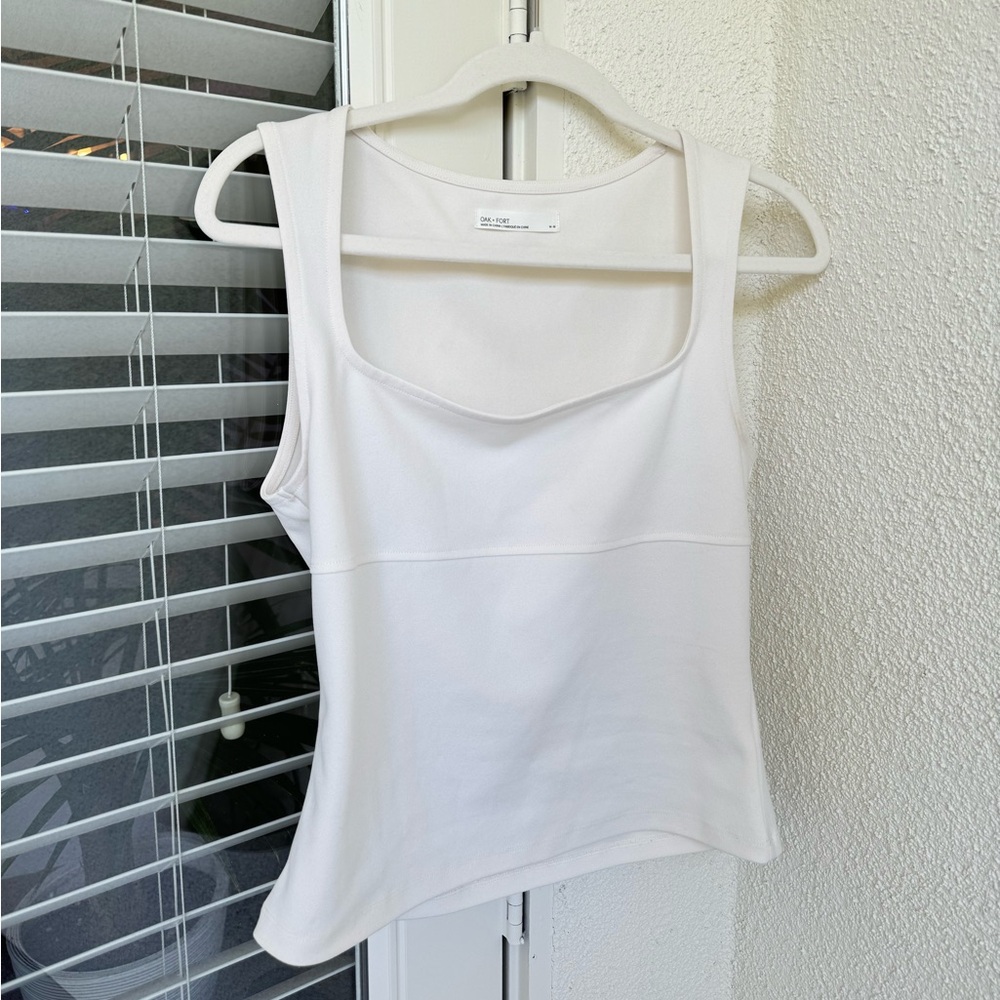 oak + fort white tank
